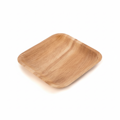 20cm Palm Leaves Square Plate
