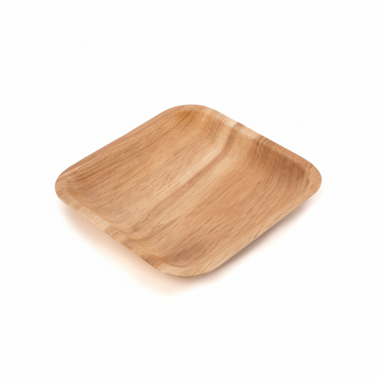 20cm Palm Leaves Square Plate