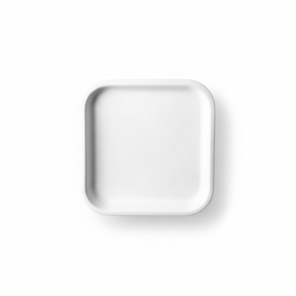 20cm Sugarcane Square Plate