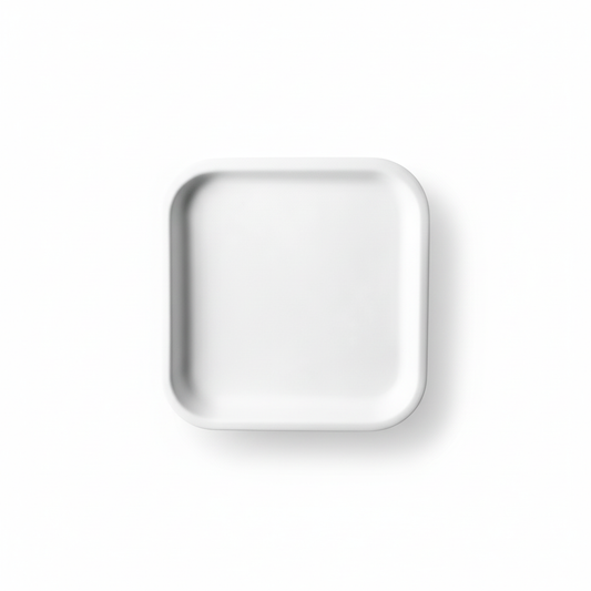 20cm Sugarcane Square Plate