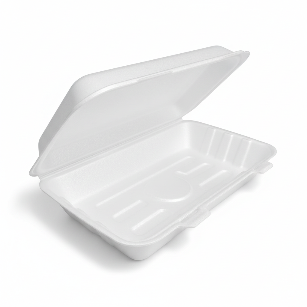 23cm x 15cm Sugarcane Rectangular Clamshell