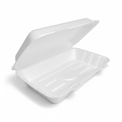 23cm x 15cm Sugarcane Rectangular Clamshell
