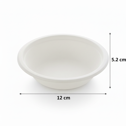 240ml Sugarcane Round Bowl