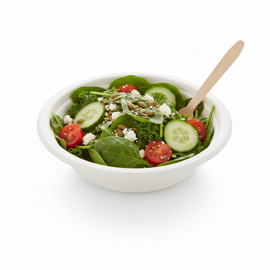 240ml Sugarcane Round Bowl