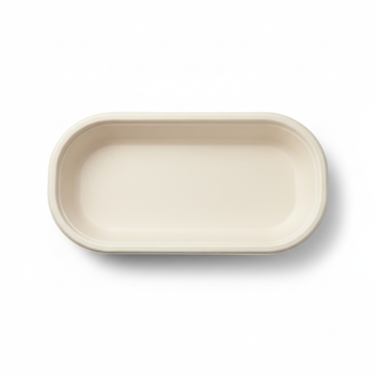24cm x 13cm Sugarcane Oval Lids for Container