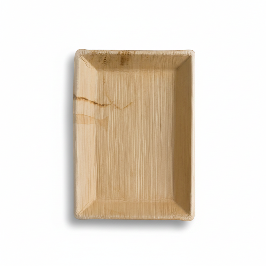24cm x 16cm Palm Leaves Rectangular Tray