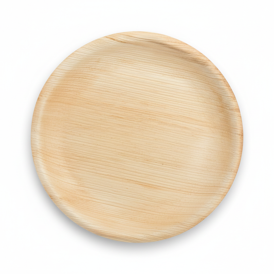 25cm Palm Leaves Round Plate