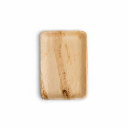 25cm x 17cm Palm Leaves Rectangular Tray