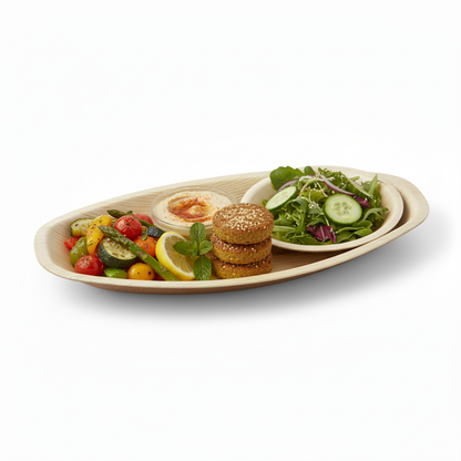 26cm x 16cm Palm Leaves Oval Tray