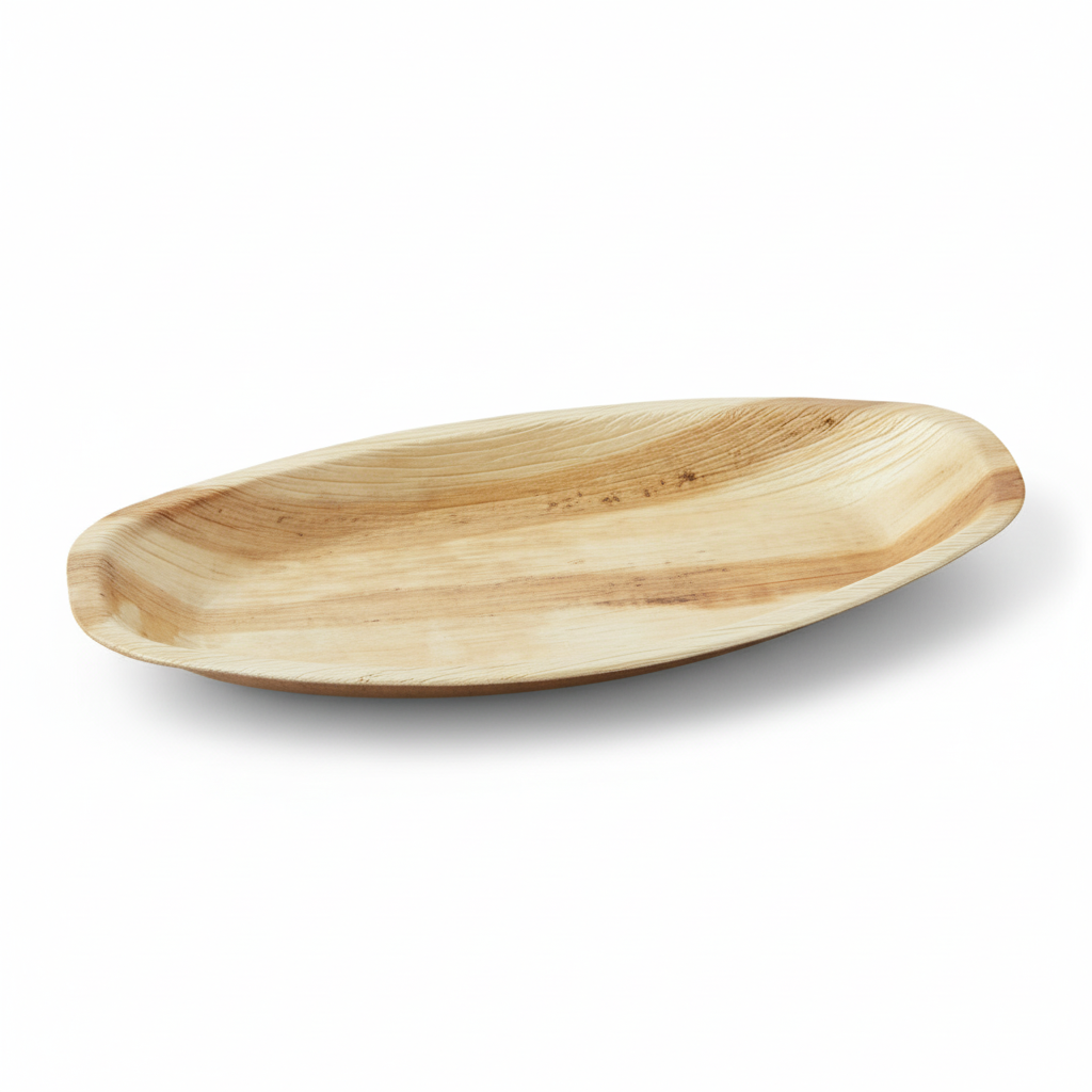 26cm x 16cm Palm Leaves Oval Tray