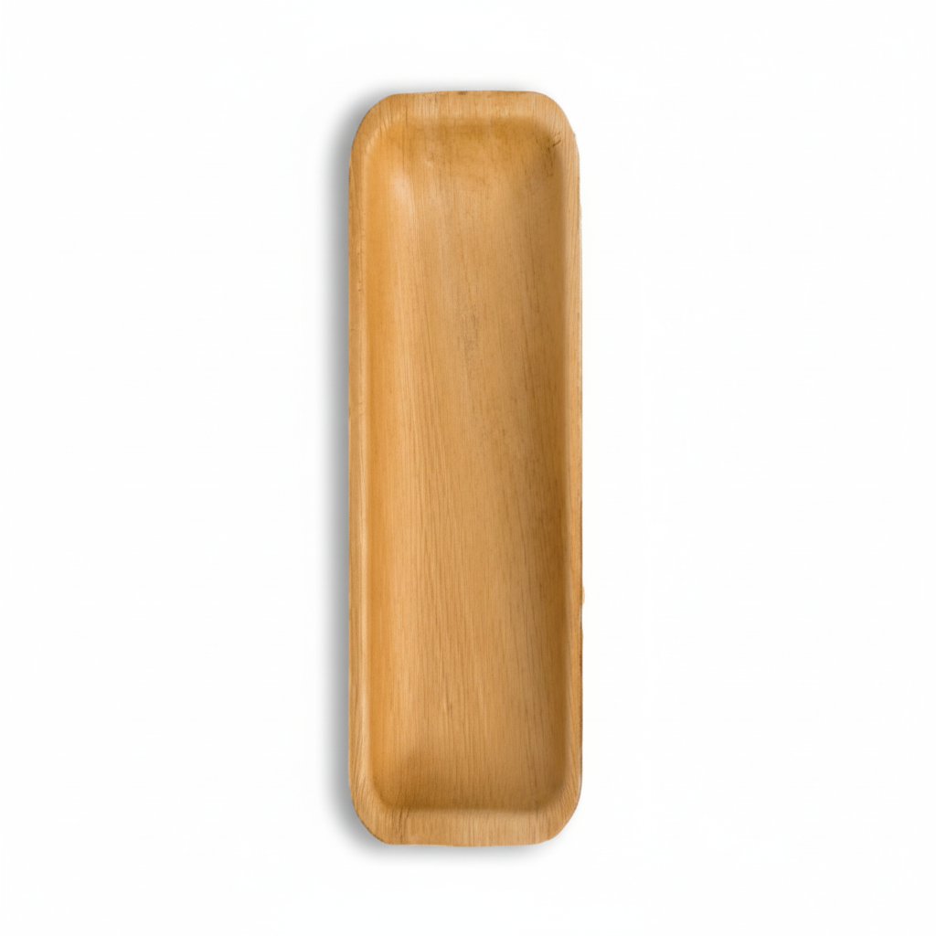 28cm x 10cm Palm Leaves Rectangular Tray