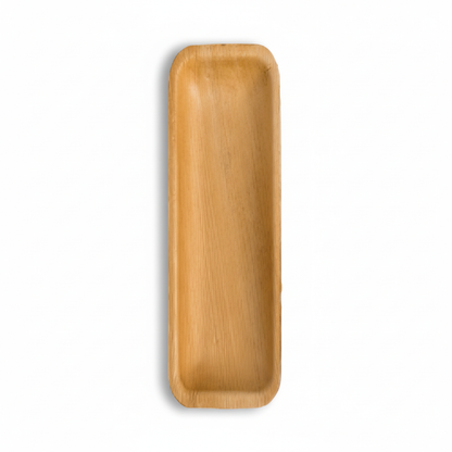 28cm x 10cm Palm Leaves Rectangular Tray