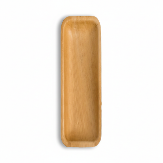 28cm x 10cm Palm Leaves Rectangular Tray