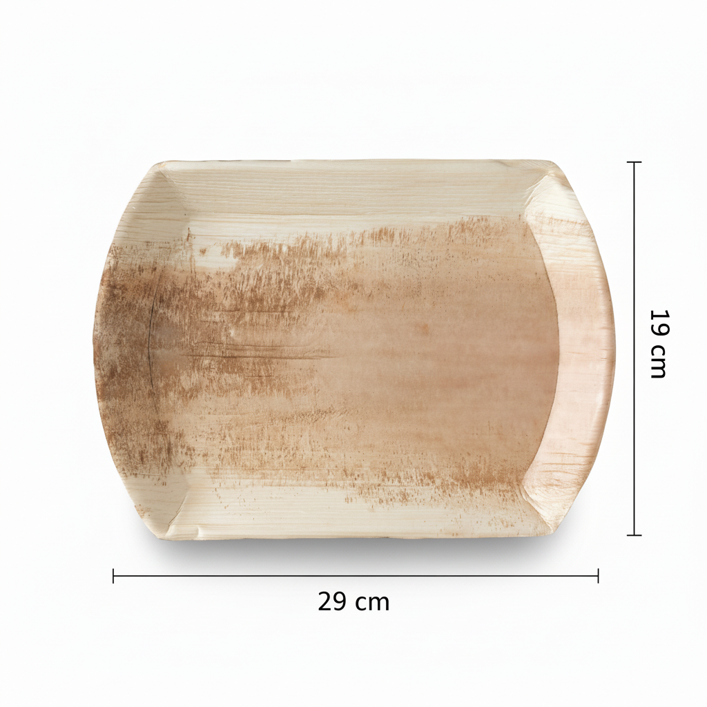 29cm x 19cm Palm Leaves Danish Oval Tray