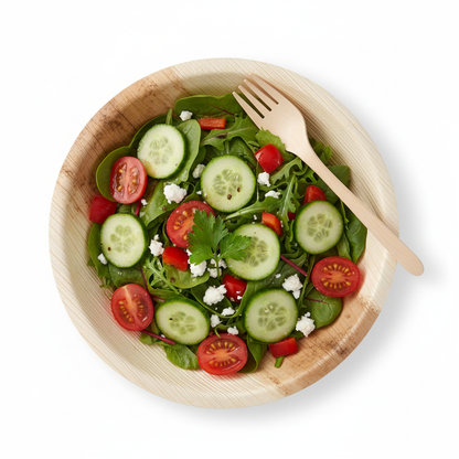30cm Palm Leaves Round Plate