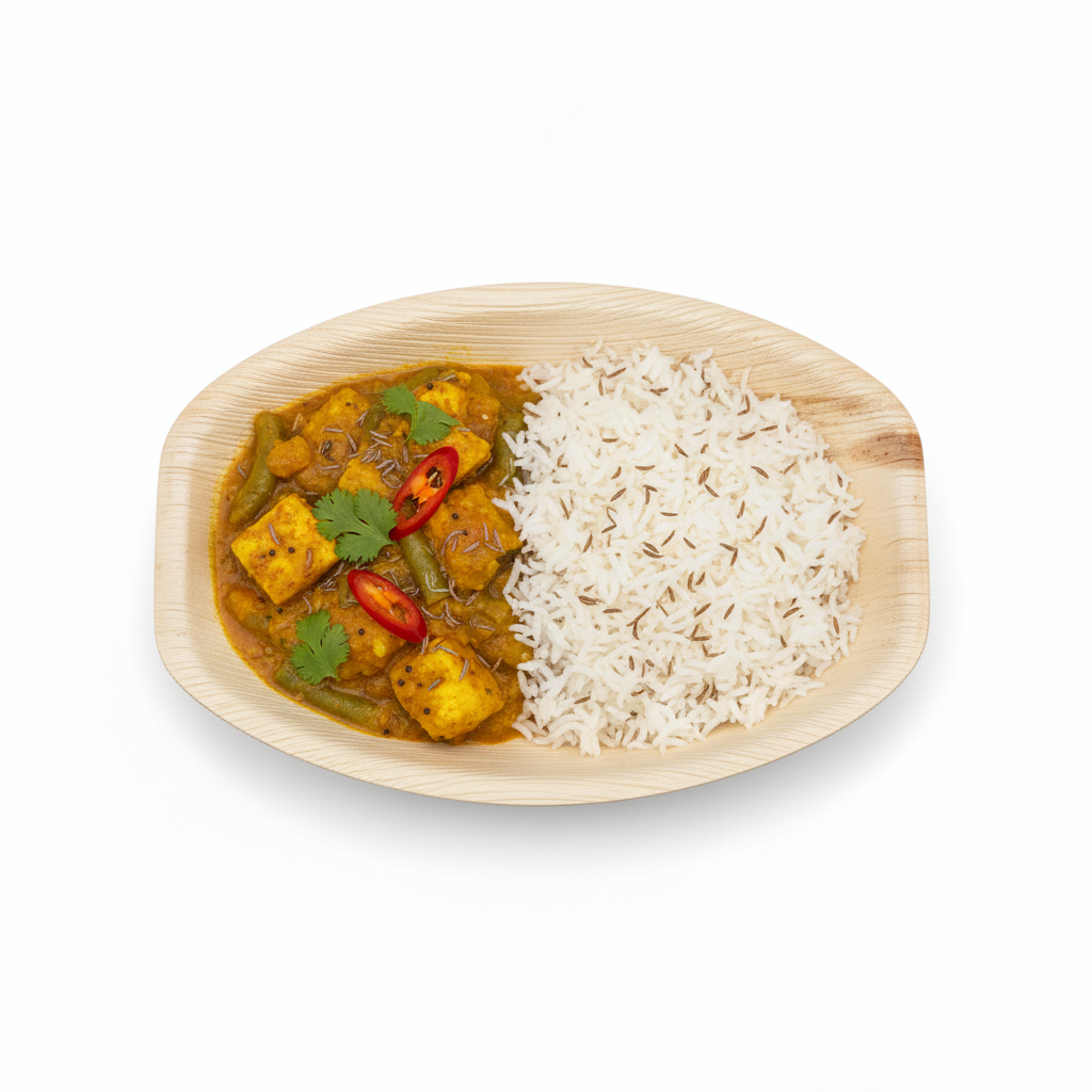 30cm x 19cm Palm Leaves Oval Platter Tray