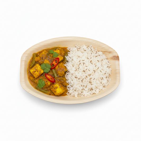 30cm x 19cm Palm Leaves Oval Platter Tray
