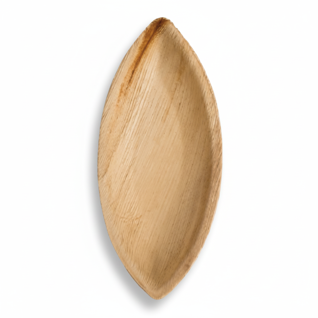 30cm x 20cm Palm Leaves Oval Boat Tray