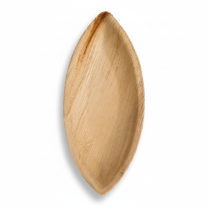 30cm x 20cm Palm Leaves Oval Boat Tray