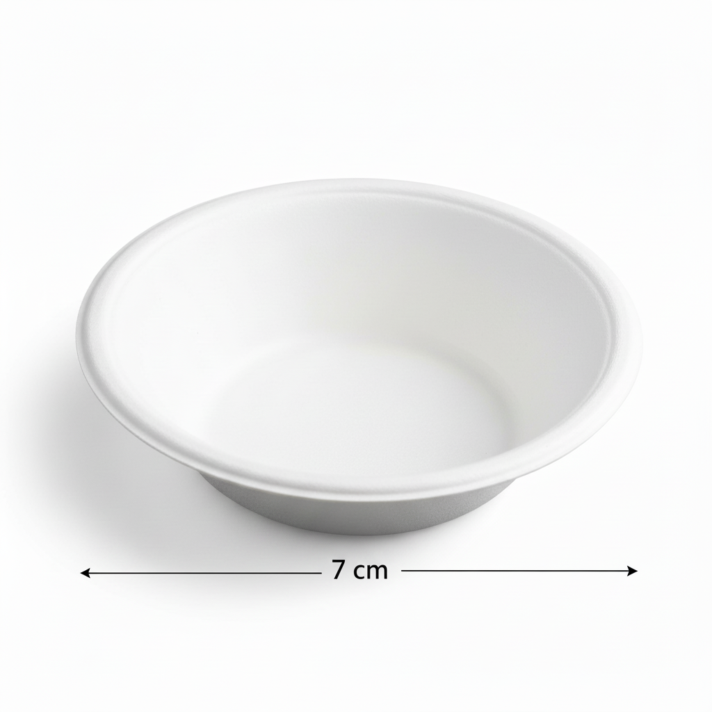 35ml Sugarcane Round SauceCup