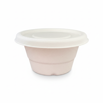 360ml Sugarcane Round Container