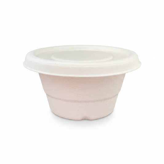 360ml Sugarcane Round Container
