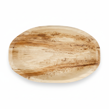 42cm x 26cm Palm Leaves Oval Platter Tray