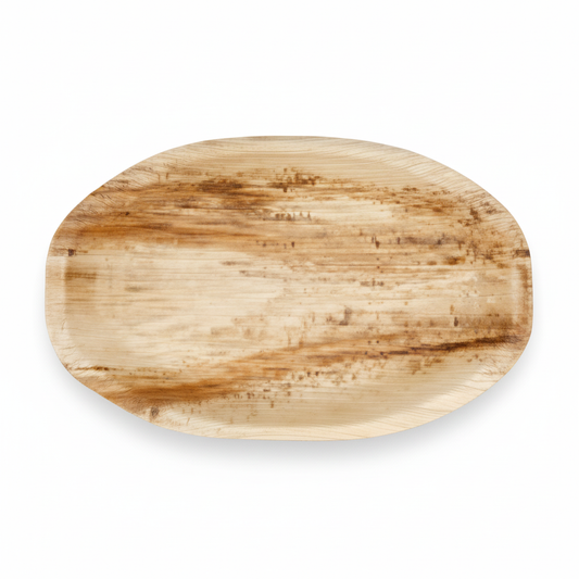 42cm x 26cm Palm Leaves Oval Platter Tray