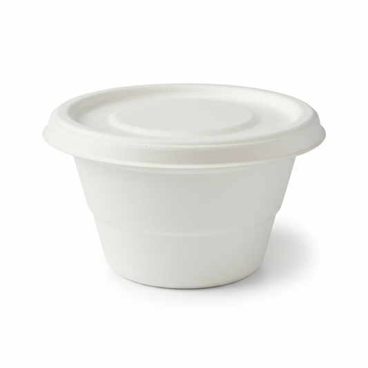 500ml Sugarcane Round Container