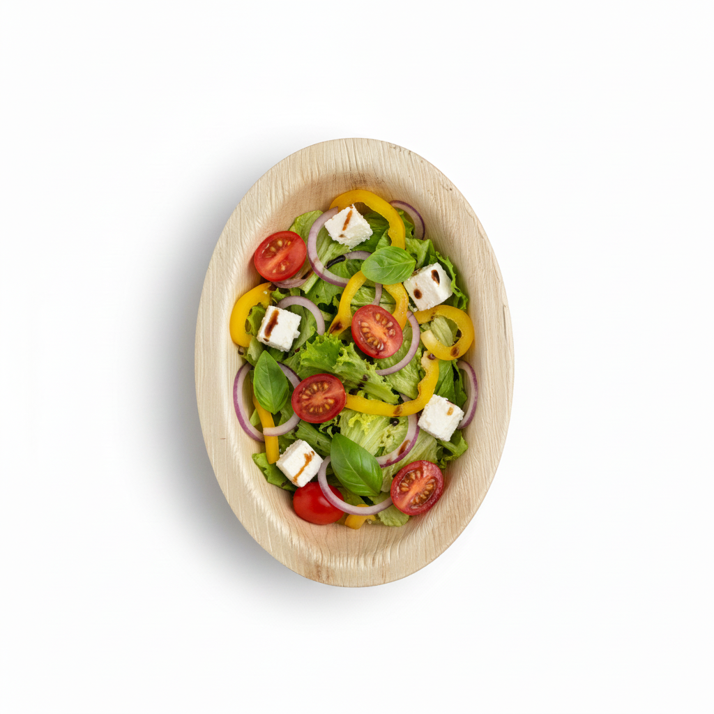6cm x 5cm Palm Leaves Oval Ellipse Tray