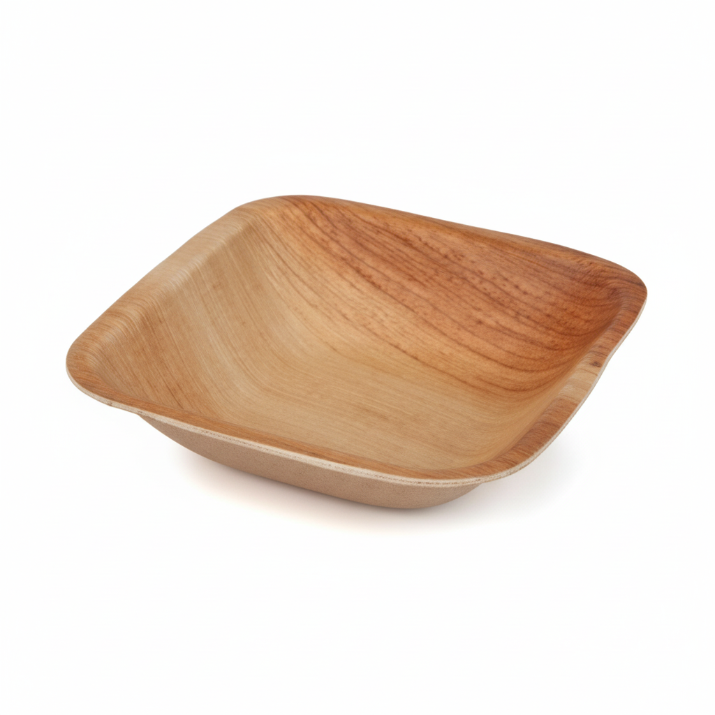8cm Palm Leaves Square Bowl