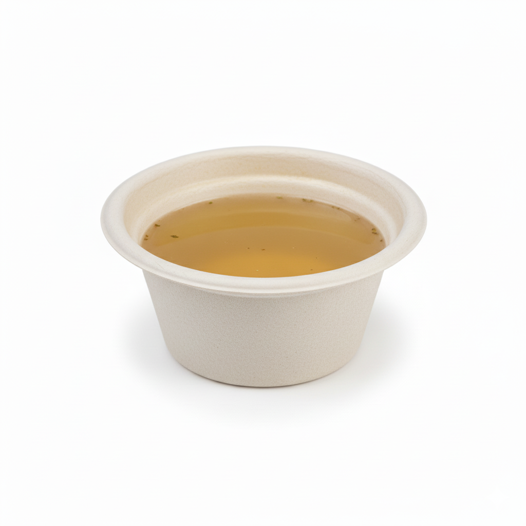 90ml Sugarcane Round Glass