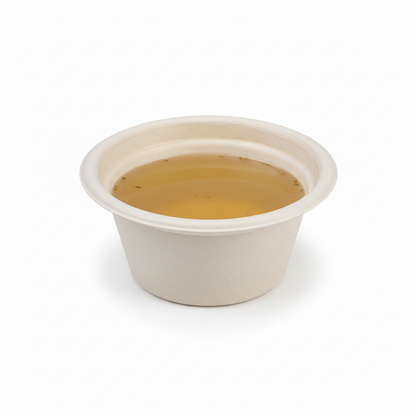 90ml Sugarcane Round Glass