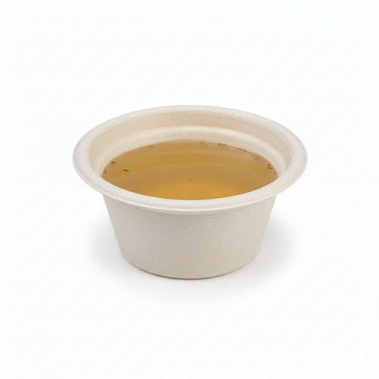 90ml Sugarcane Round Glass