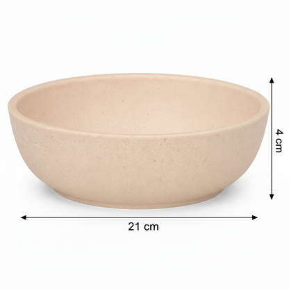 Round Bamboo Fiber Bowl