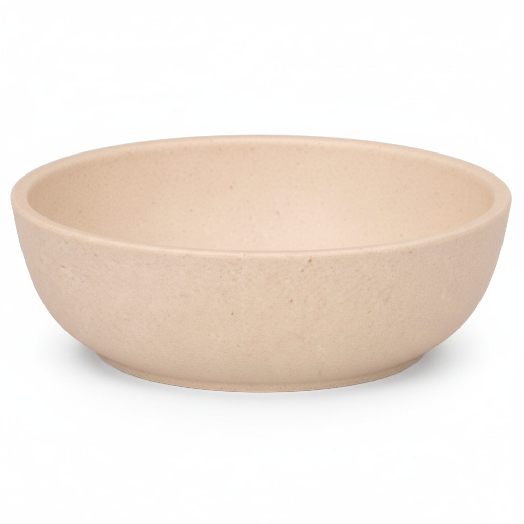 Round Bamboo Fiber Bowl