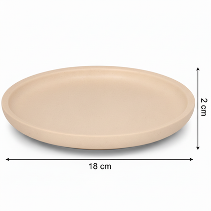 Small Bamboo Fiber Plate