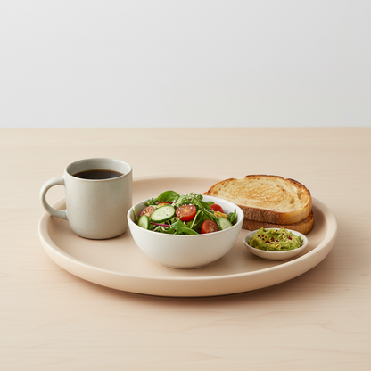Small Bamboo Fiber Plate